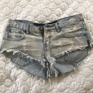 One Teaspoon Bandit denim shorts